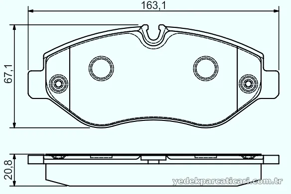BOSCH 0986495098 Fren Disk Balata - BOSCH - 0986495098