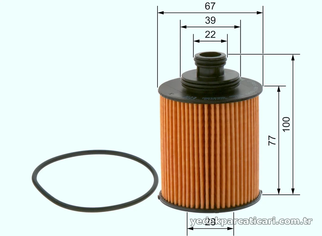 BOSCH 09864B7005 Yağ Filtresi - BOSCH - 09864B7005