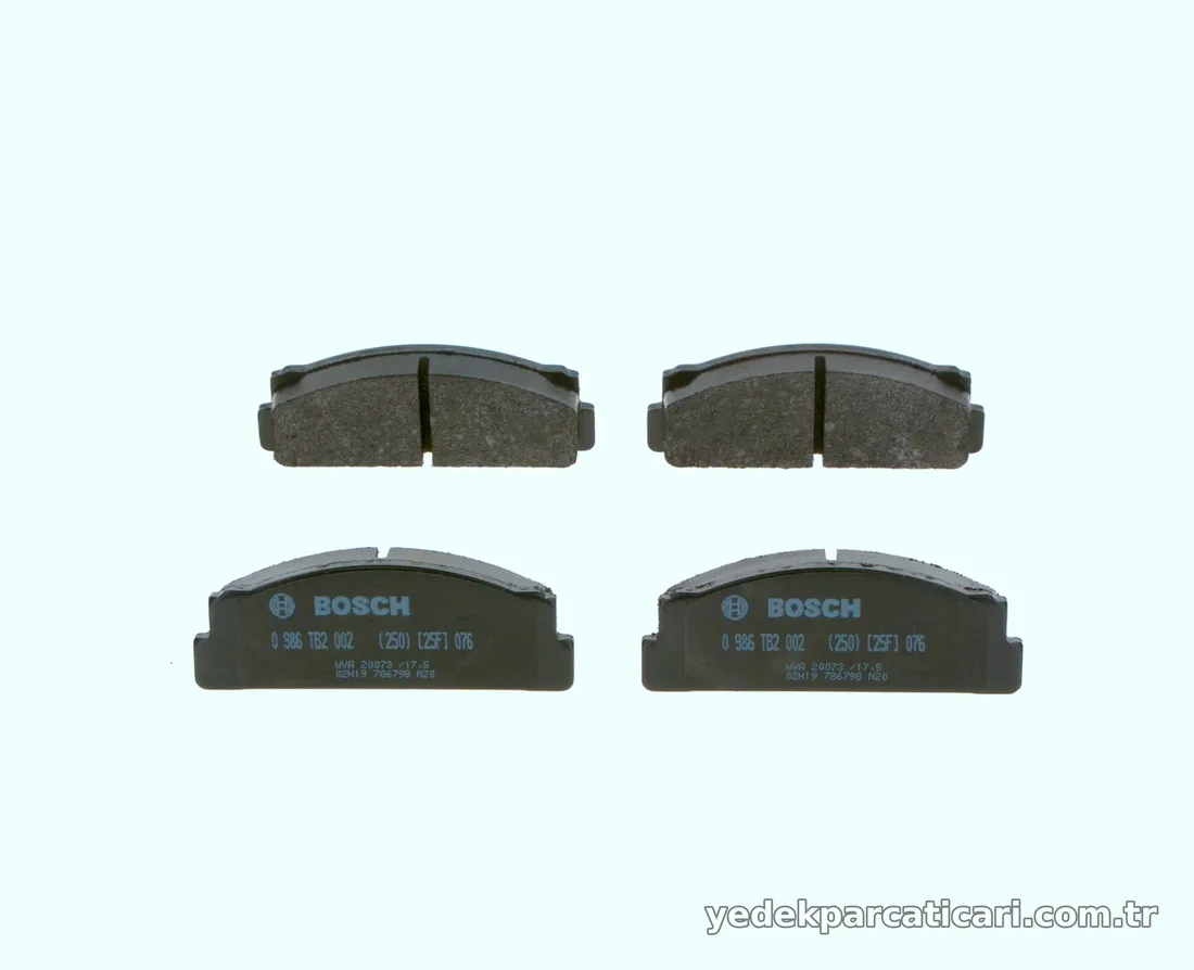 BOSCH 0986TB2002 Fren Disk Balata - BOSCH - 0986TB2002
