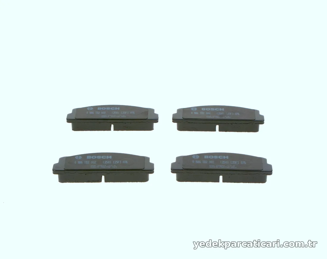 BOSCH 0986TB2002 Fren Disk Balata - BOSCH - 0986TB2002