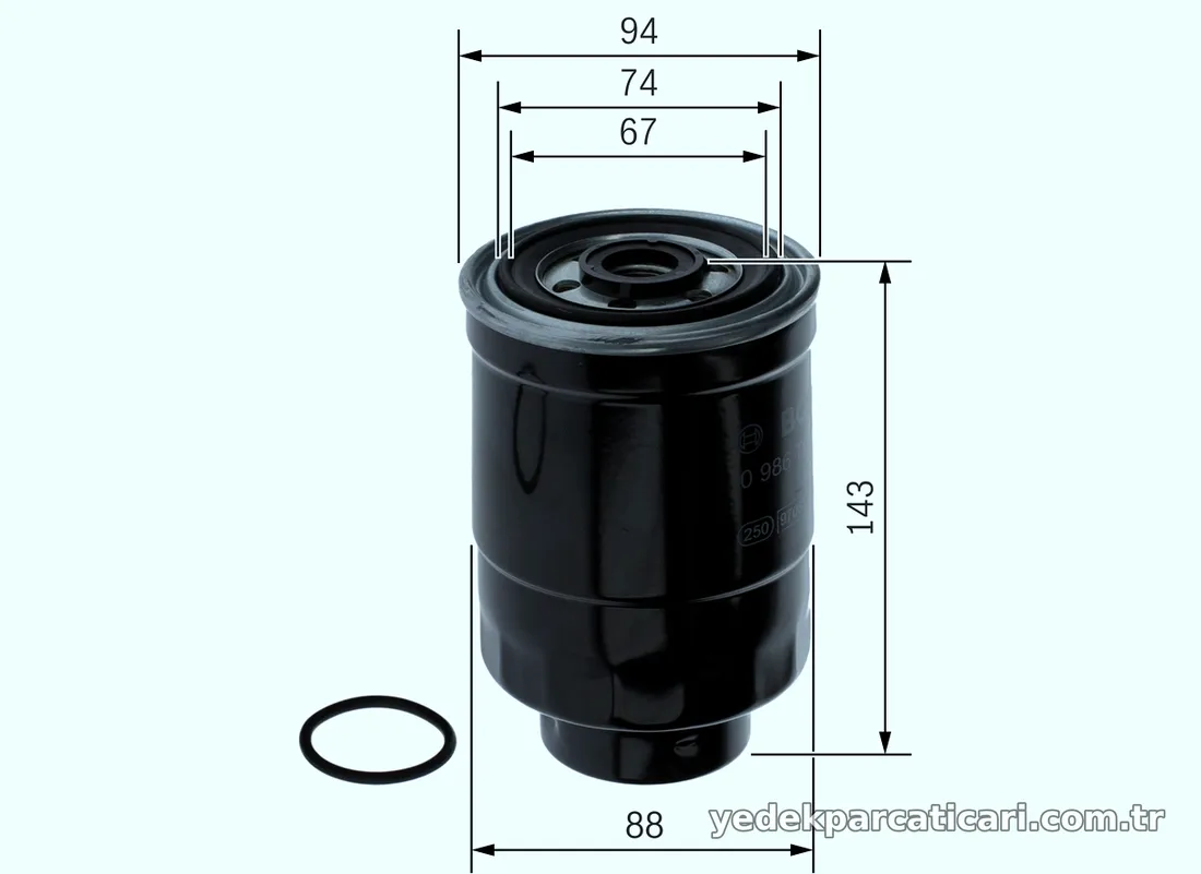 BOSCH 0986TF0086 Yakıt Filtresi - BOSCH - 0986TF0086