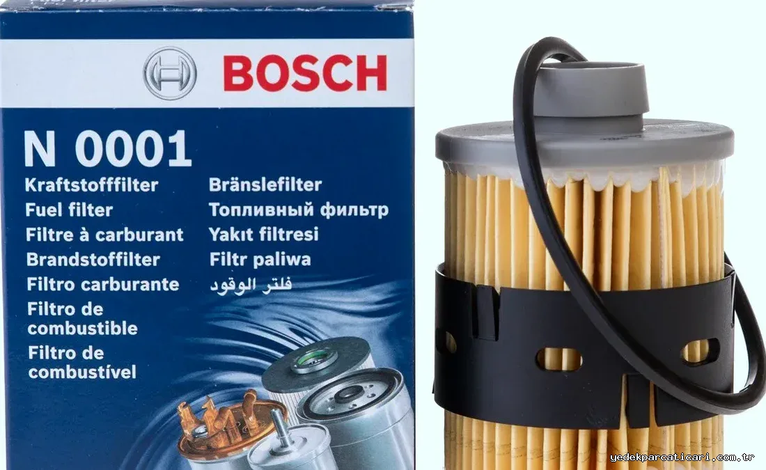 BOSCH 1457070001 | Opel Meriva A 1.3 Dizel Mazot Filtresi Astra H/Corsa C/Combo C/Vectra C/Zafira B, Captiva C100/Epica