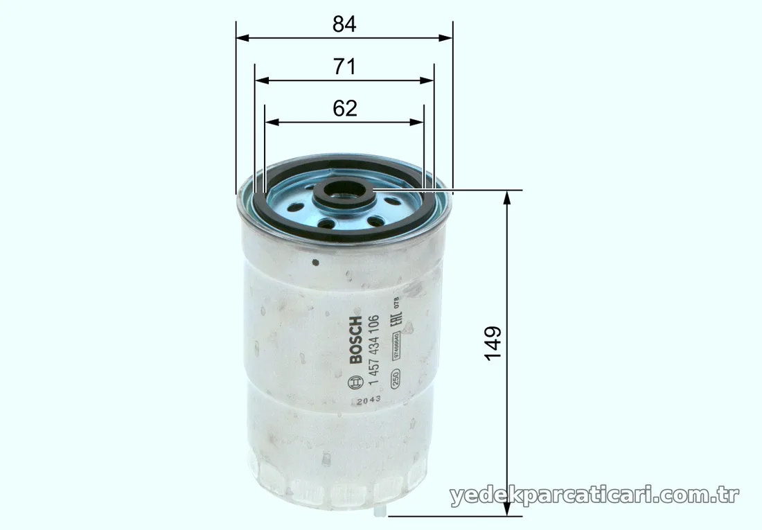 BOSCH 1457434106 Yakıt Filtresi - BOSCH - 1457434106