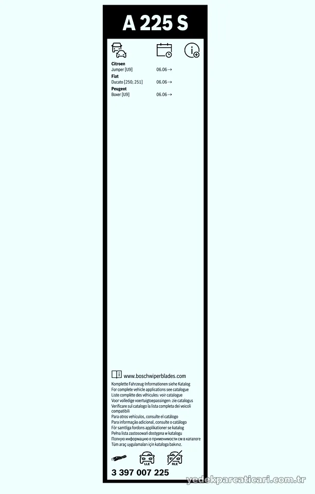 BOSCH 3397007225 Silecek Süpürgesi - BOSCH - 3397007225