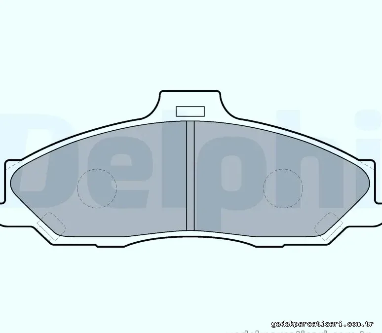 DELPHI LP1555 Fren Disk Balata - DELPHI - LP1555