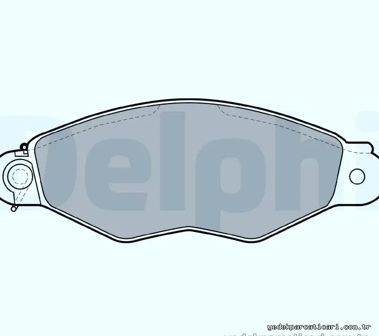 DELPHI LP1610 Fren Disk Balata - DELPHI - LP1610