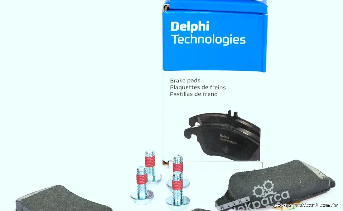 DELPHI LP1681 | Opel Astra H/G, Meriva A/B, Combo C, Zafira A/B, Corsa C, Kia Ceed arka fren balatası - DELPHI - DEL.LP1