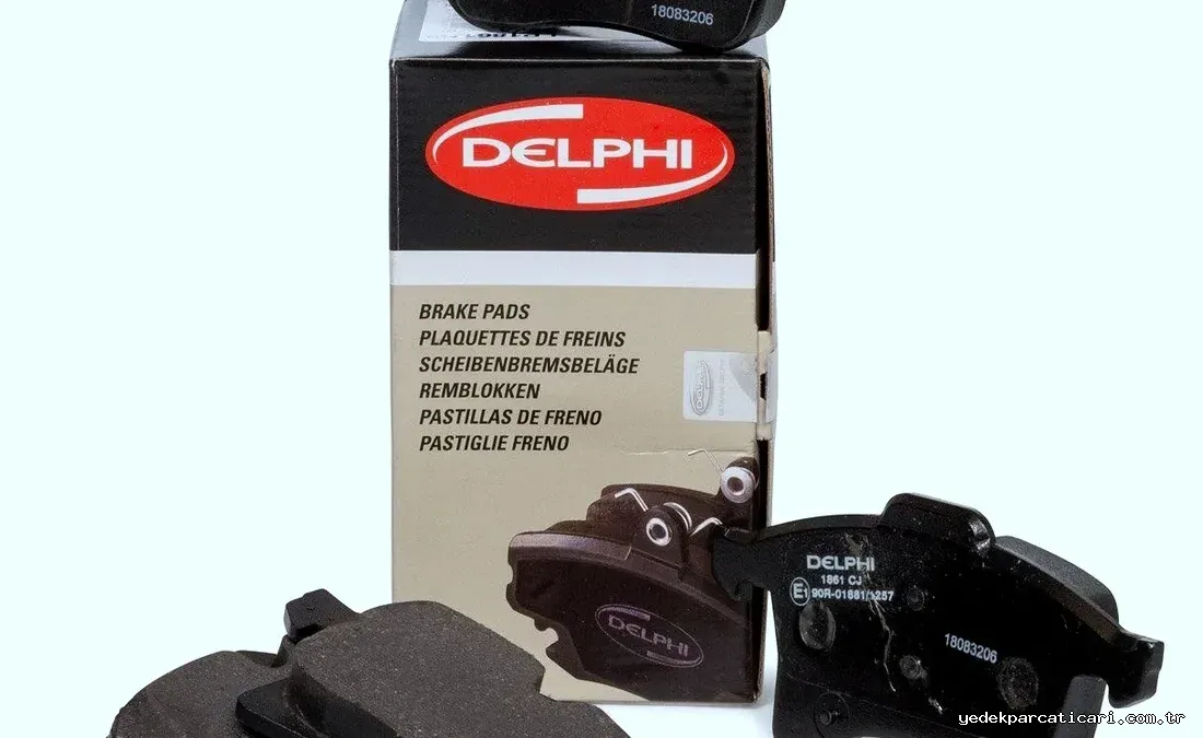 DELPHI LP1861 | Opel Meriva B Ön Fren Balata Takımı + Astra H/Zafira B/Combo C/Meriva A - DELPHI - DEL.LP1861 ,4