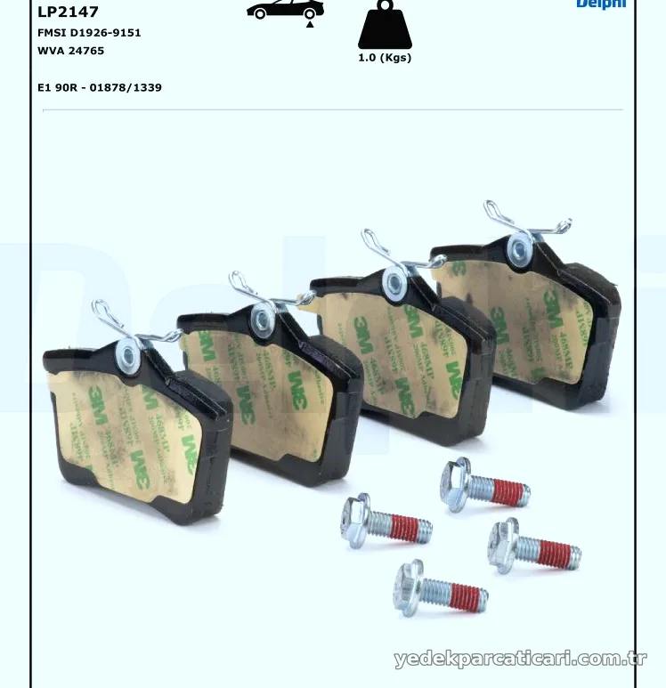 DELPHI LP2147 Fren Disk Balata - DELPHI - LP2147