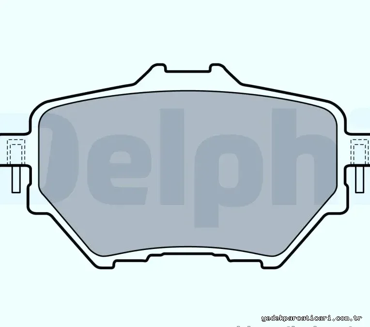 DELPHI LP2505 Fren Disk Balata - DELPHI - LP2505