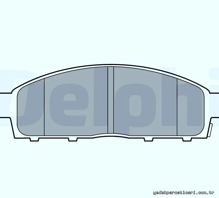 DELPHI LP3313 Fren Disk Balata - DELPHI - LP3313