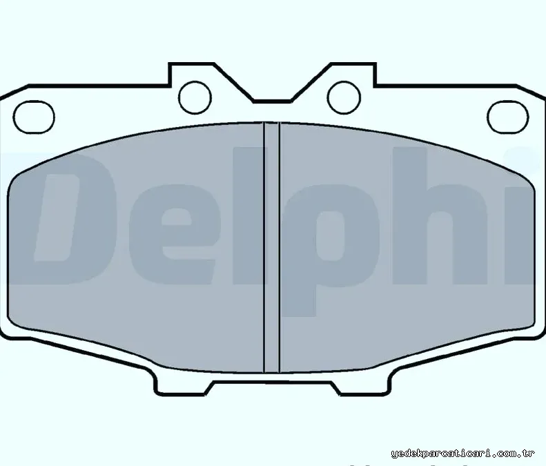 DELPHI LP448 Fren Disk Balata - DELPHI - LP448
