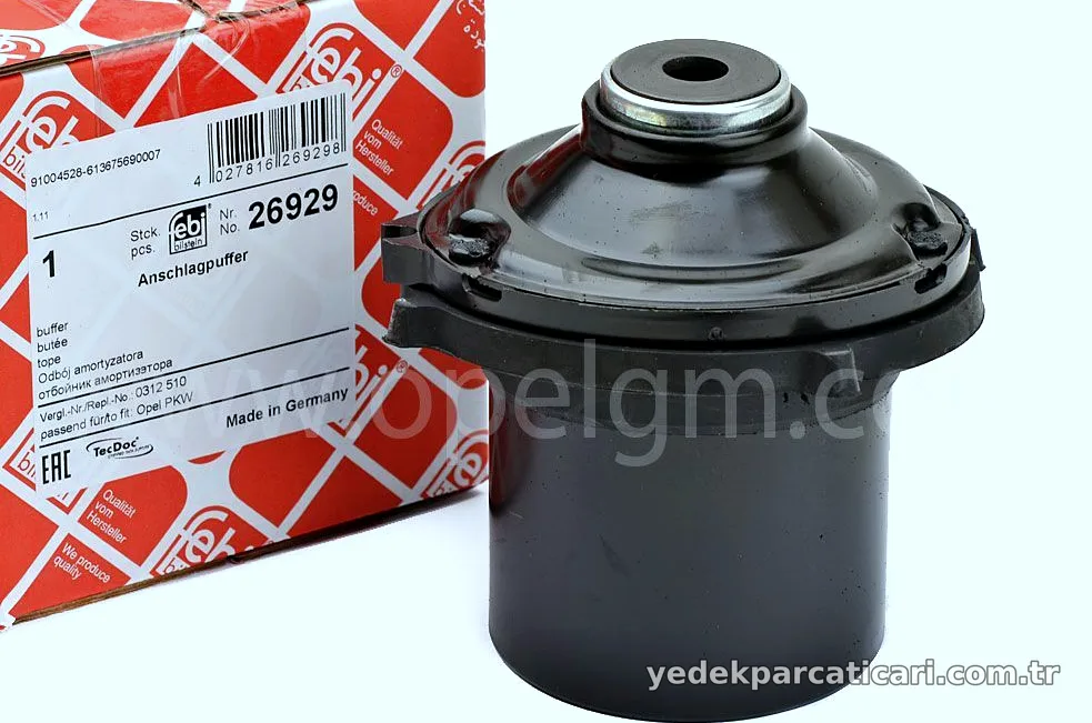 FEBI BILSTEIN 26929 | BILSTEIN / Opel Corsa C Amortisör Üst Bilyalı Kule Astra G/Combo C/Vectra B/Meriva A/Zafira A/Tigr