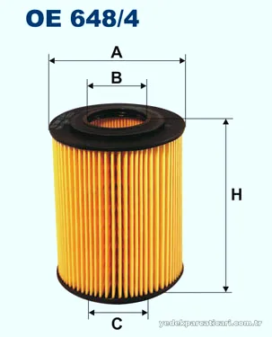 FILTRON OE6484 Yağ Filtresi