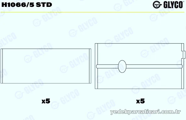 GLYCO H10665STD Ana Yatak - GLYCO - H10665STD