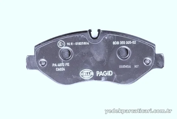 HELLA PAGID 8DB355005521 Fren Disk Balata - HELLA PAGID - 8DB355005521