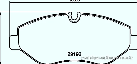 HELLA PAGID 8DB355005521 Fren Disk Balata - HELLA PAGID - 8DB355005521