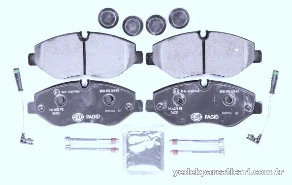 HELLA PAGID 8DB355005521 Fren Disk Balata - HELLA PAGID - 8DB355005521
