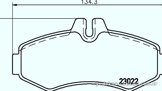 HELLA PAGID 8DB355008631 Fren Disk Balata - HELLA PAGID - 8DB355008631