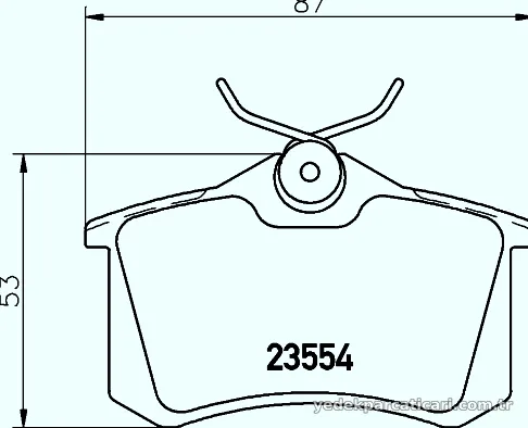HELLA PAGID 8DB355018111 Fren Disk Balata - HELLA PAGID - 8DB355018111