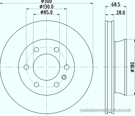 HELLA PAGID 8DD355131891 Fren Disk Ayna - HELLA PAGID - 8DD355131891