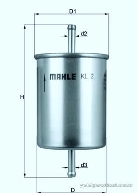 KNECHT KL2 Yakıt Filtresi - KNECHT - KL2
