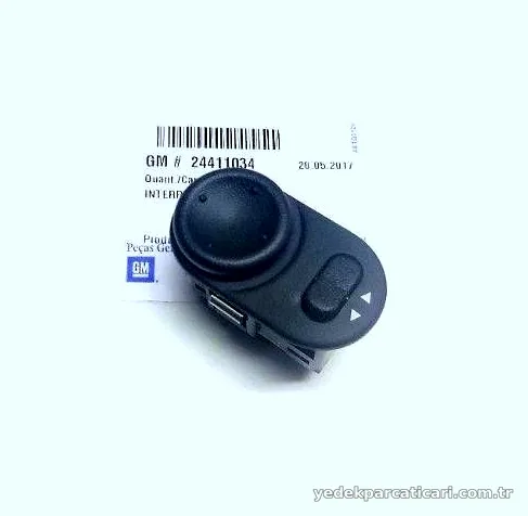 PSA 24411034 | Dış Dikiz Ayna Kumanda Düğmesi Corsa C Combo C Meriva A Astra G Vectra B Zafira A - MOPAR (PSA) - 2441103