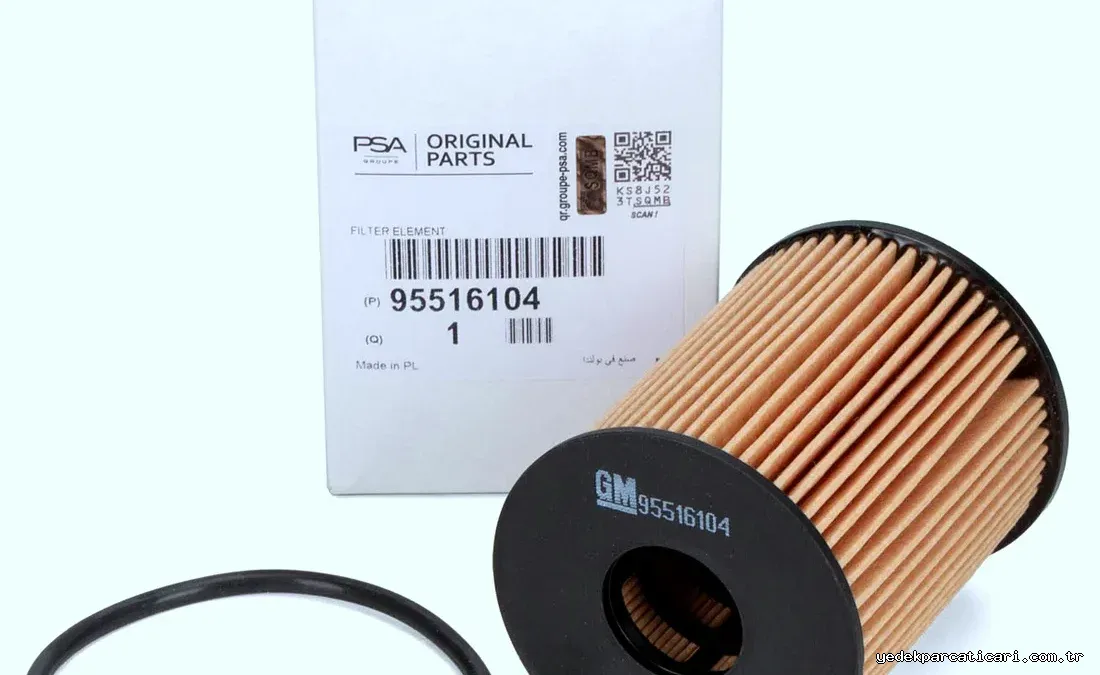 PSA 95516104 | Opel Meriva A 1.3 Dizel Yağ Filtresi Corsa C/D, Combo C, Astra H, Fiat Doblo 2006-2012 - MOPAR (PSA) - 95