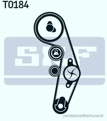 SKF VKMC012502 Triger Kayış Seti
