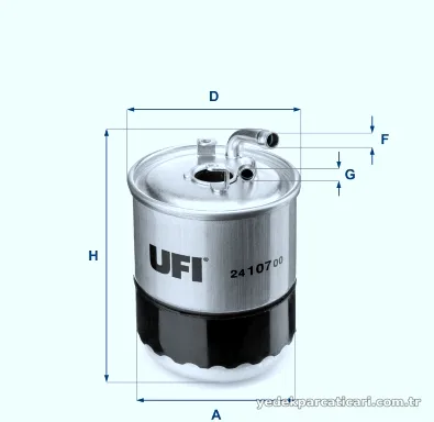 UFI 2410700 Yakıt Filtresi - UFI - 2410700