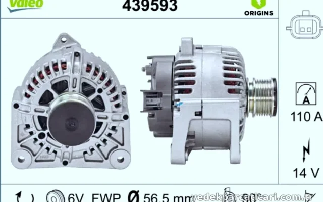 ALTERNATOR 12V 110A MEGANE II 1,5DCI (TG11C069)