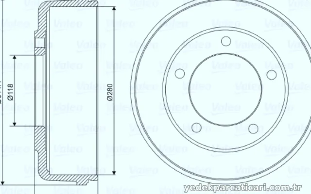 ARKA FREN KAMPANASI TRANSIT V184 (CIFT TEKER) – VALEO 237048