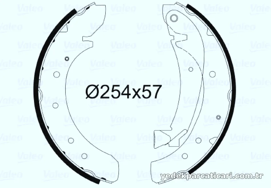 ARKA FREN PABUCLU BALATA BOXER JUMPER DUCATO 1800KG EXPERT III JUMPY III SCUDO III 06> - Valeo - VALEO 562627