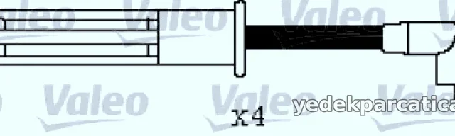 BUJI KABLOSU CLIO KANGOO LOGAN SANDERO SOLENZA 1,4 / 1,6 – VALEO 346244