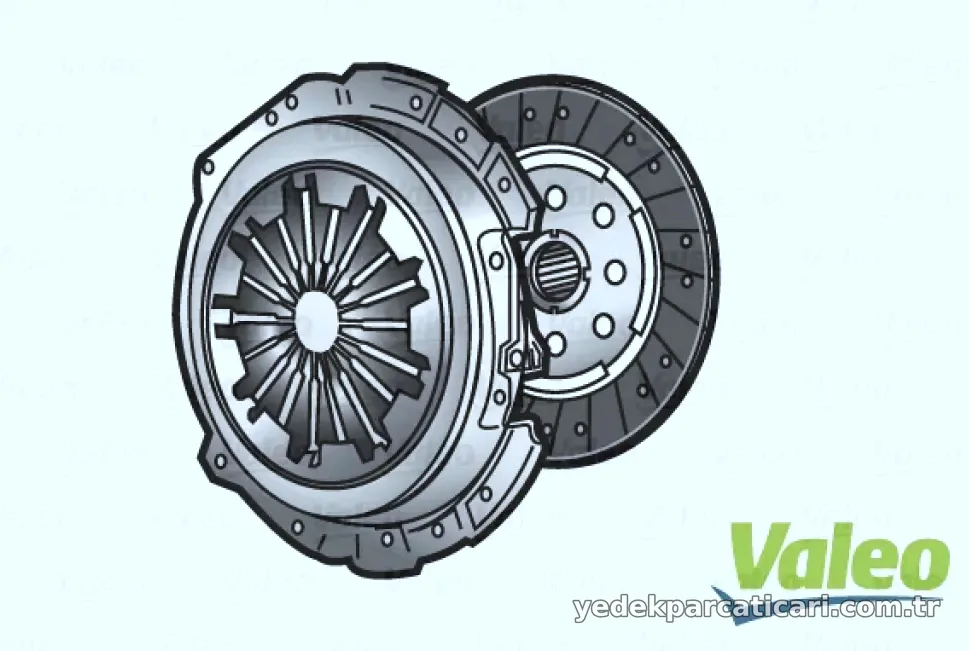 DEBRIYAJ SETI MERIVA ASTRA H COMBO CORSA C 1,7CDTI 03> - Valeo - VALEO 828437
