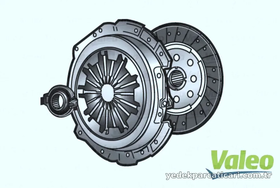 DEBRIYAJ SETI TRANSIT V347 2,4TDCI 100PS 06>14 A,CEKER (835057 VOLANT ICIN) - Valeo - VALEO 828372