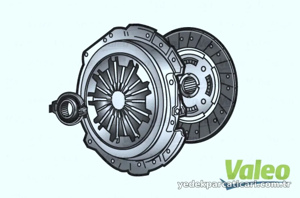DEBRIYAJ TAKIMI (BASKI+DISK+RULMAN) FORD TRANSIT 2,4D - Valeo - VALEO 832220
