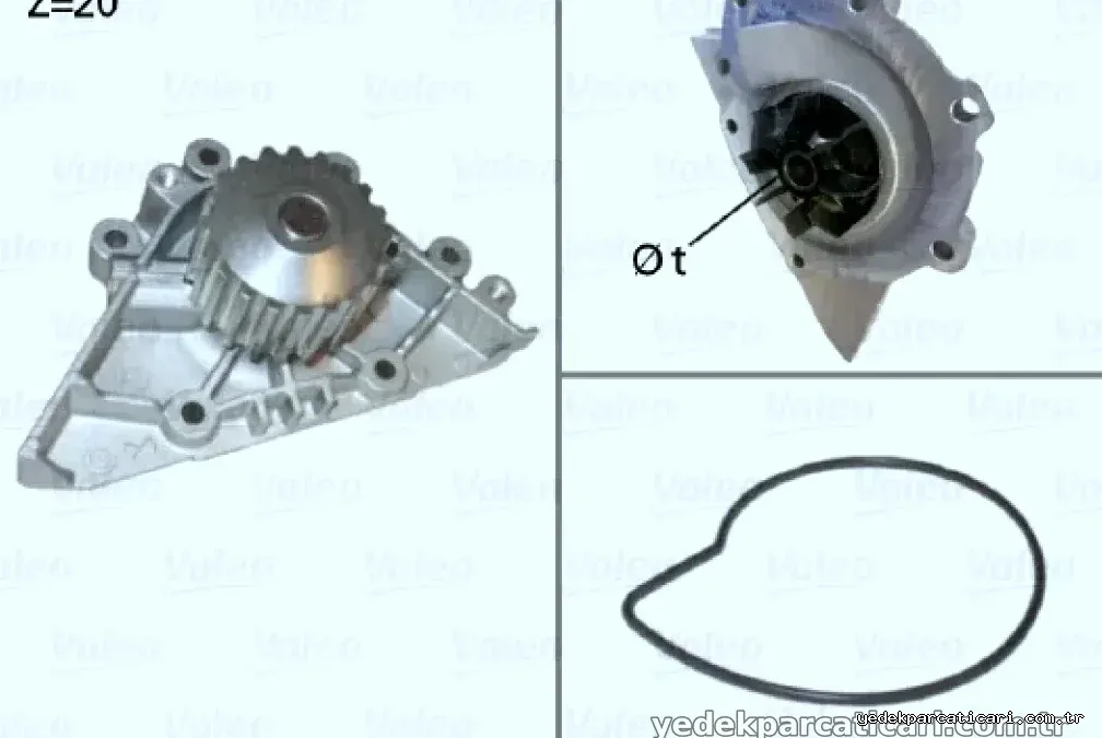 DEVIRDAIM P206 P307 P406 P407 P607 P806 P807 C4 C5 SCUDO EXPERT 2,0 16V 99> - Valeo - VALEO 506720