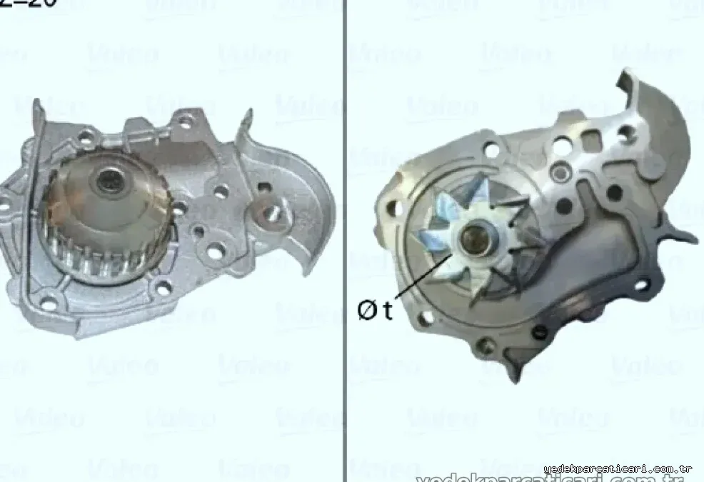 DEVIRDAIM SU POMPASI LOGAN SANDERO CLIO II MEGAN I KANGOO SCENIC R19 1.4 8V / 1.6 8V K7M K7J - Valeo - VALEO 506573