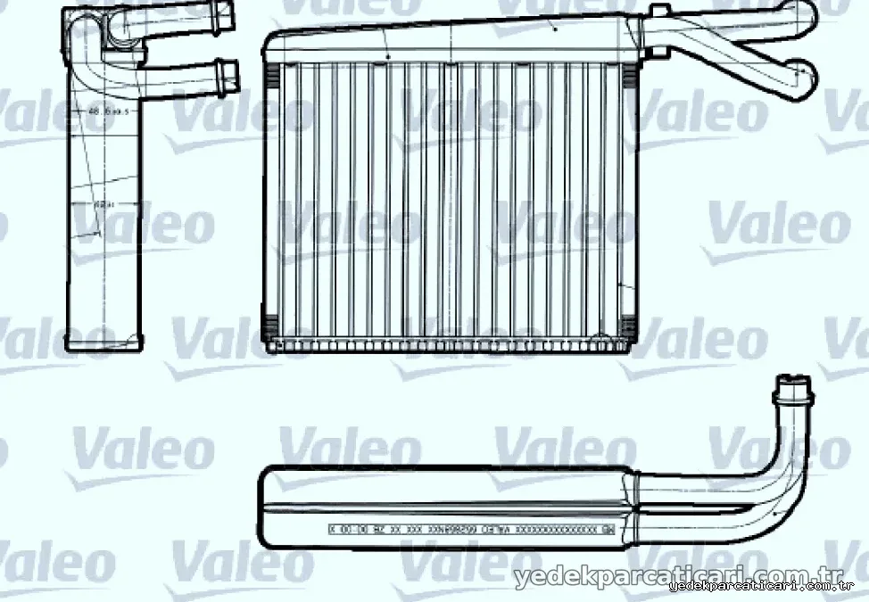 KALORIFER RADYATORU SPRINTER 308 311 CDI 95> - Valeo - VALEO 812251