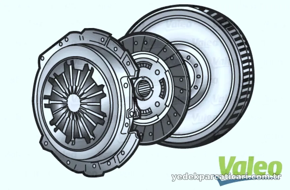 KIT 4P DEBRIYAJ TAKIMI (VOLANLI RULMANSIZ) RENAULT LAGUNA II ESPACE III 2.2 DCI 16V - Valeo - VALEO 835014