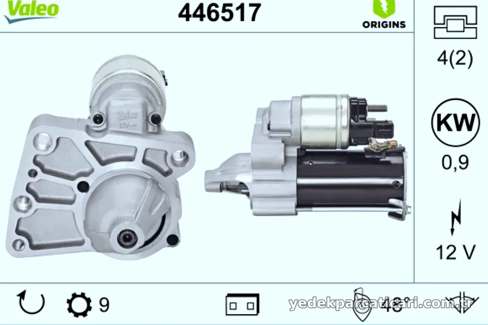 MARŞ MOTORU 3008 5008 308 PARTNER TEPE 207 308 508 208 5008 BERLINGO III DS3 C4 II DS4 C3 III C4 C4 PICASSO EP6C 1.6 16V