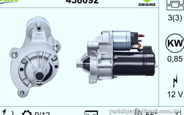 MARS MOTORU P206 GTI P307 P407 P406 C4 EW10J4 P308 EXPERT III JUMPY III C5 C4 PICASSO EW10A 2,0 16V – VALEO 438092
