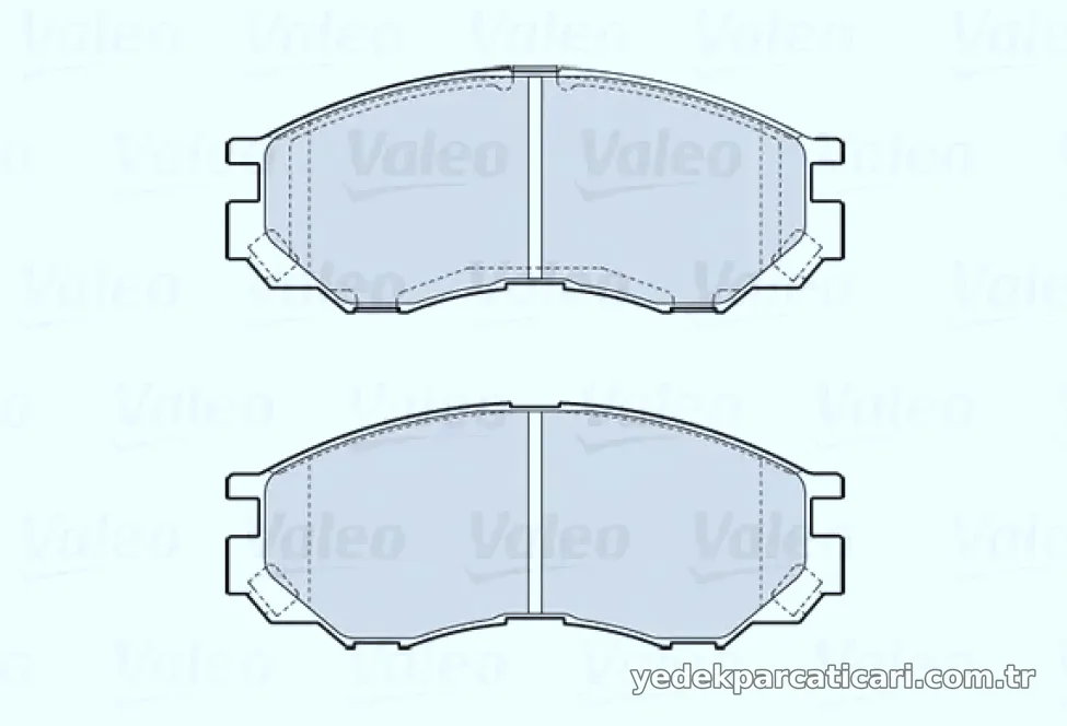 ON FREN BALATASI L200 2,0I 2,4I 2,5D 2,5D 4WD L300 2,0I 2,5D - Valeo - VALEO 670522