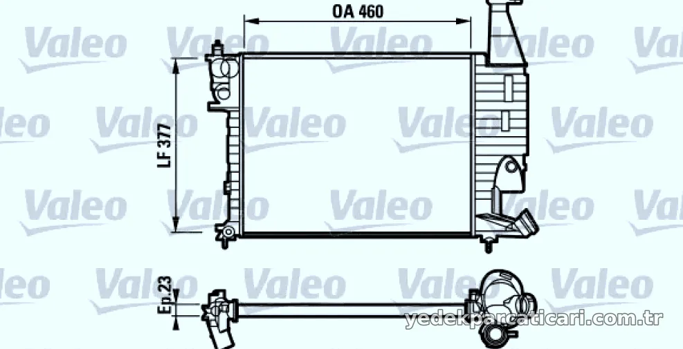 RADYATOR CITROEN BERLINGO - Valeo - VALEO 732564