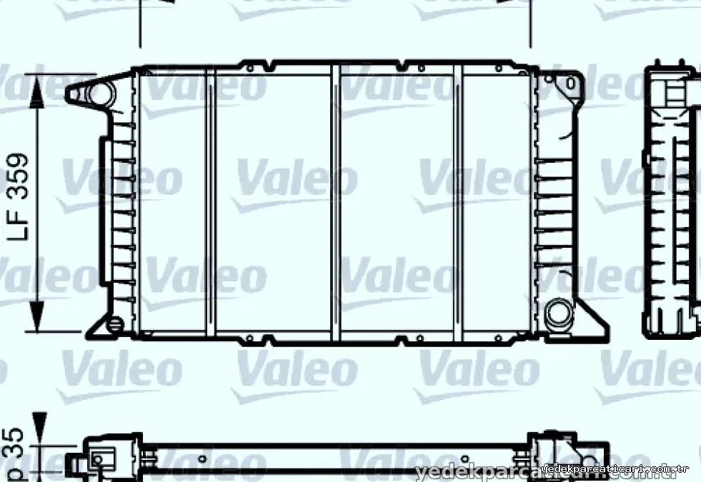 RADYATOR MERCEDES TRANSIT - Valeo - VALEO 732497