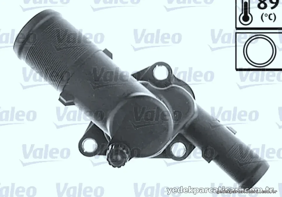 TERMOSTAT 89°C RENAULT CLIO II,III,IV SYMBOL I,II KANGO 97> TWINGO 96> DACIA SANDERO 08> LOGAN 04> 1.2 , 1.2 16V - Valeo