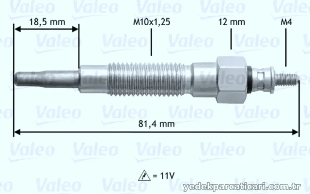 VALEO 345126 KIZDIRMA BUJISI HYUNDAI / KIA / MITSUBISHI