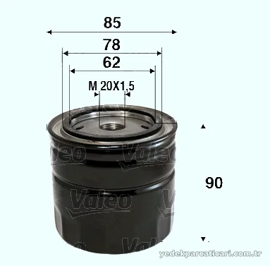 VALEO 586089 Yağ Filtresi