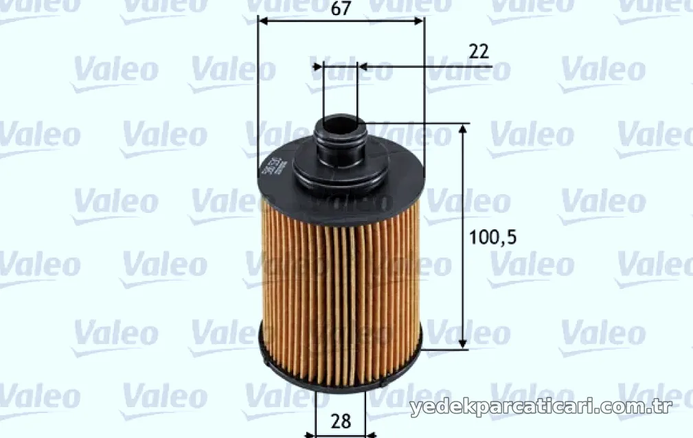 YAG FILTRESI FIAT PUNTO II 1.3 JTD, PALIO, ALBEA, DOBLO, BRAVO, TIPO, OPEL ASTRA CLASSIC 09>02 H 1.3 - Valeo - VALEO 586